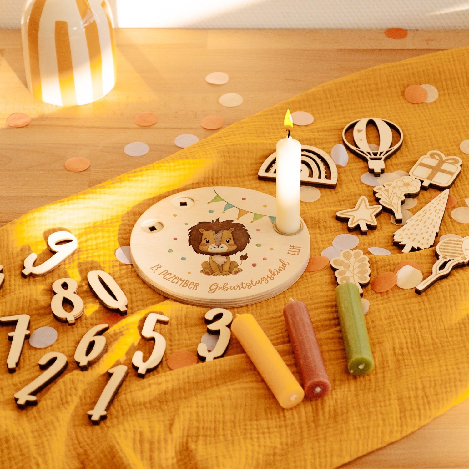 Geburtstagsteller | Design 007.01. | Farbdruck