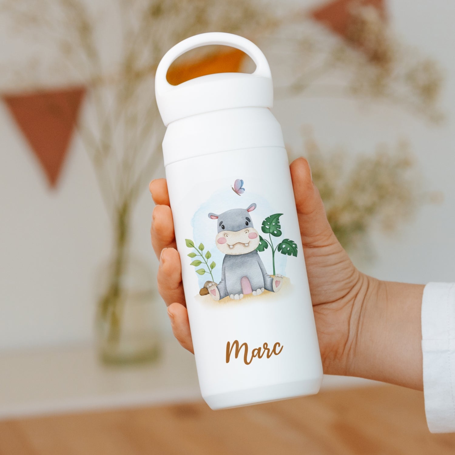 | Trinkflasche Tierwelt | Design 012.01. | Farbdruck