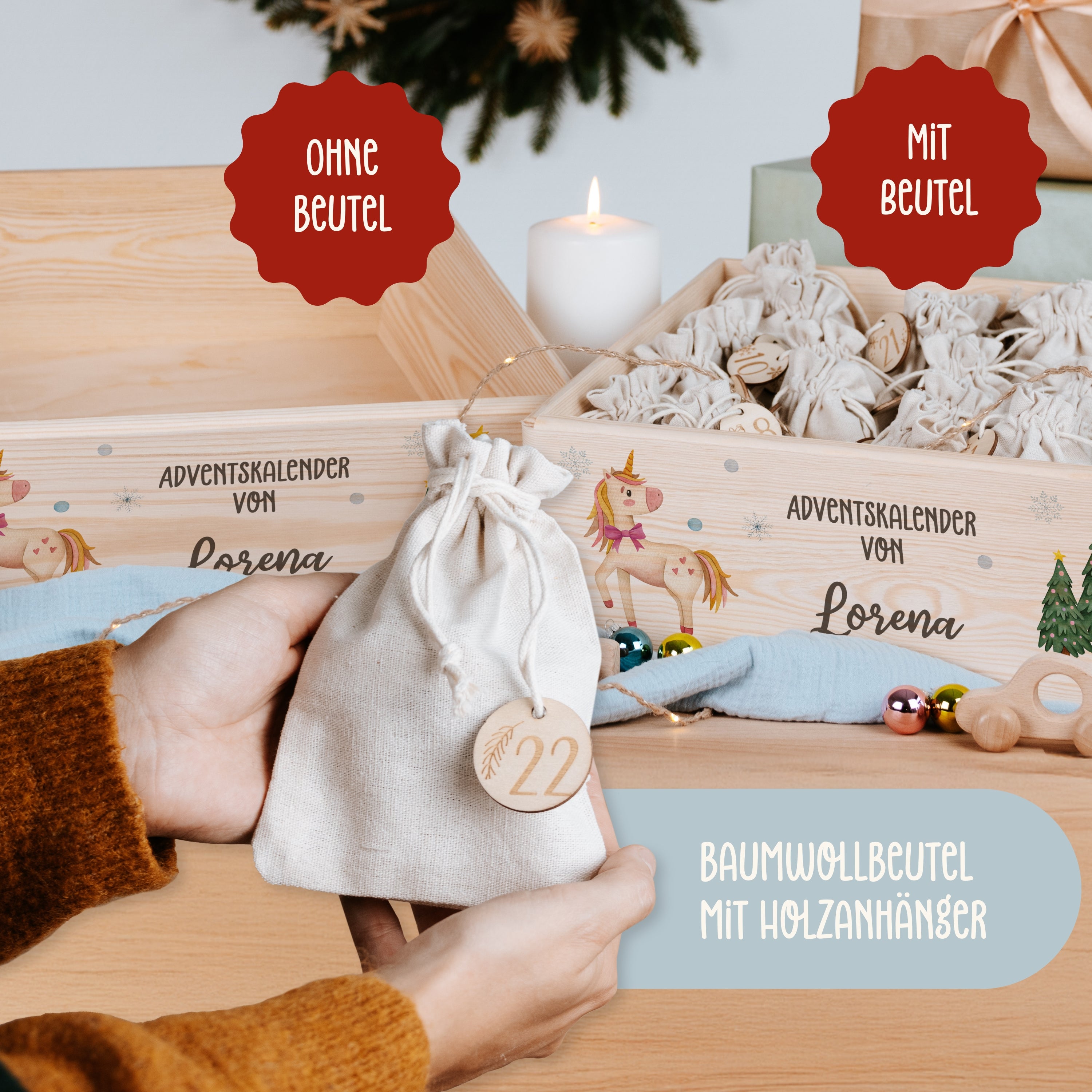 Adeventskalender Kiste Tierwelten