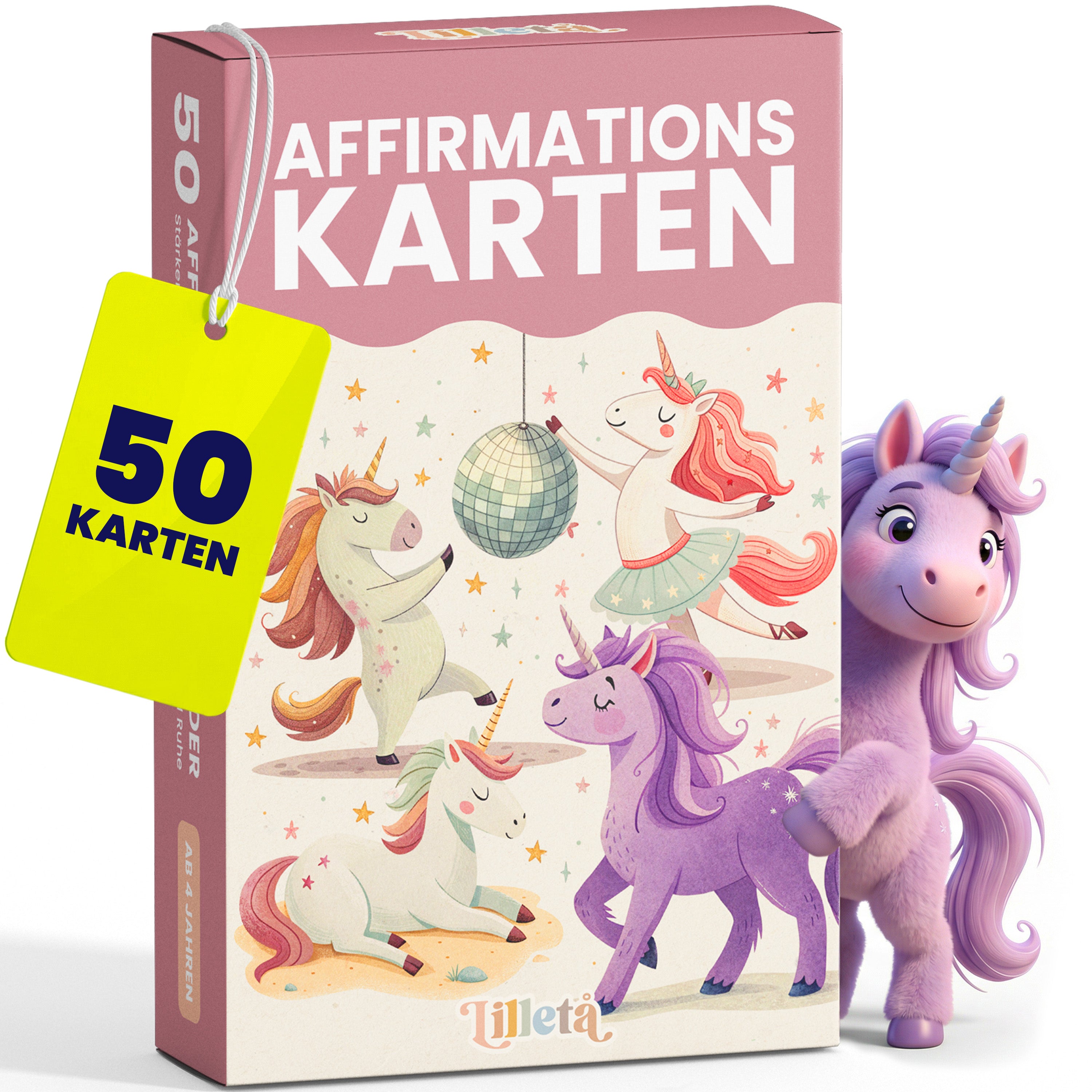 Affirmationskarten Kinder – Einhorn
