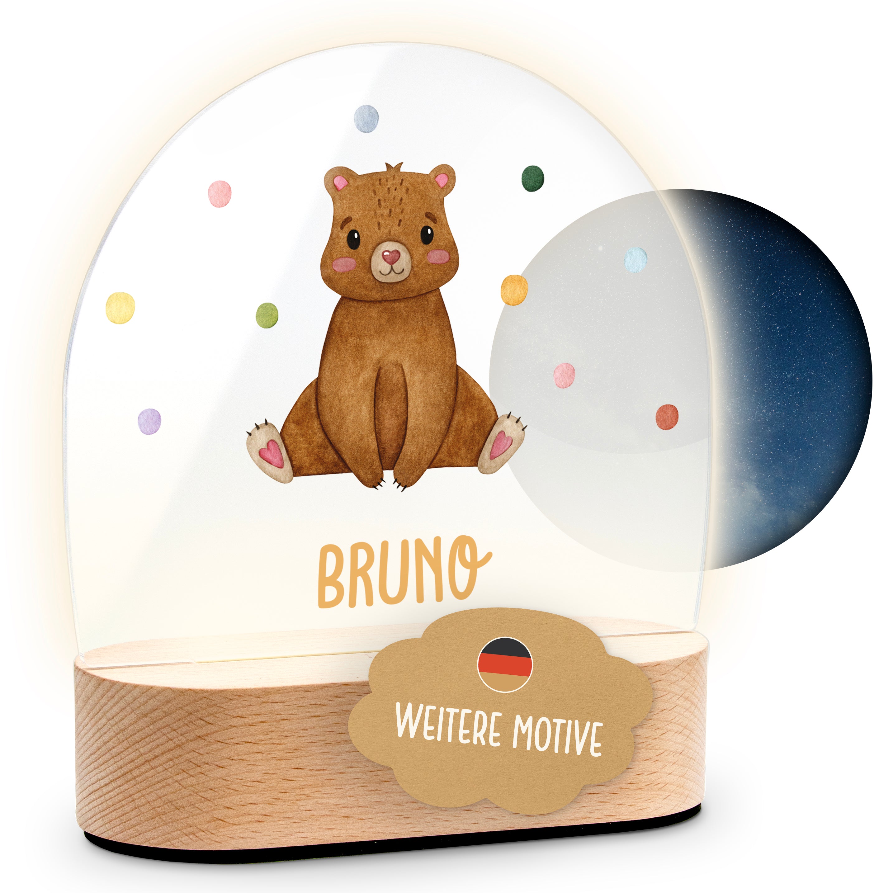 Nachtlicht | Design 004.02. | Farbdruck