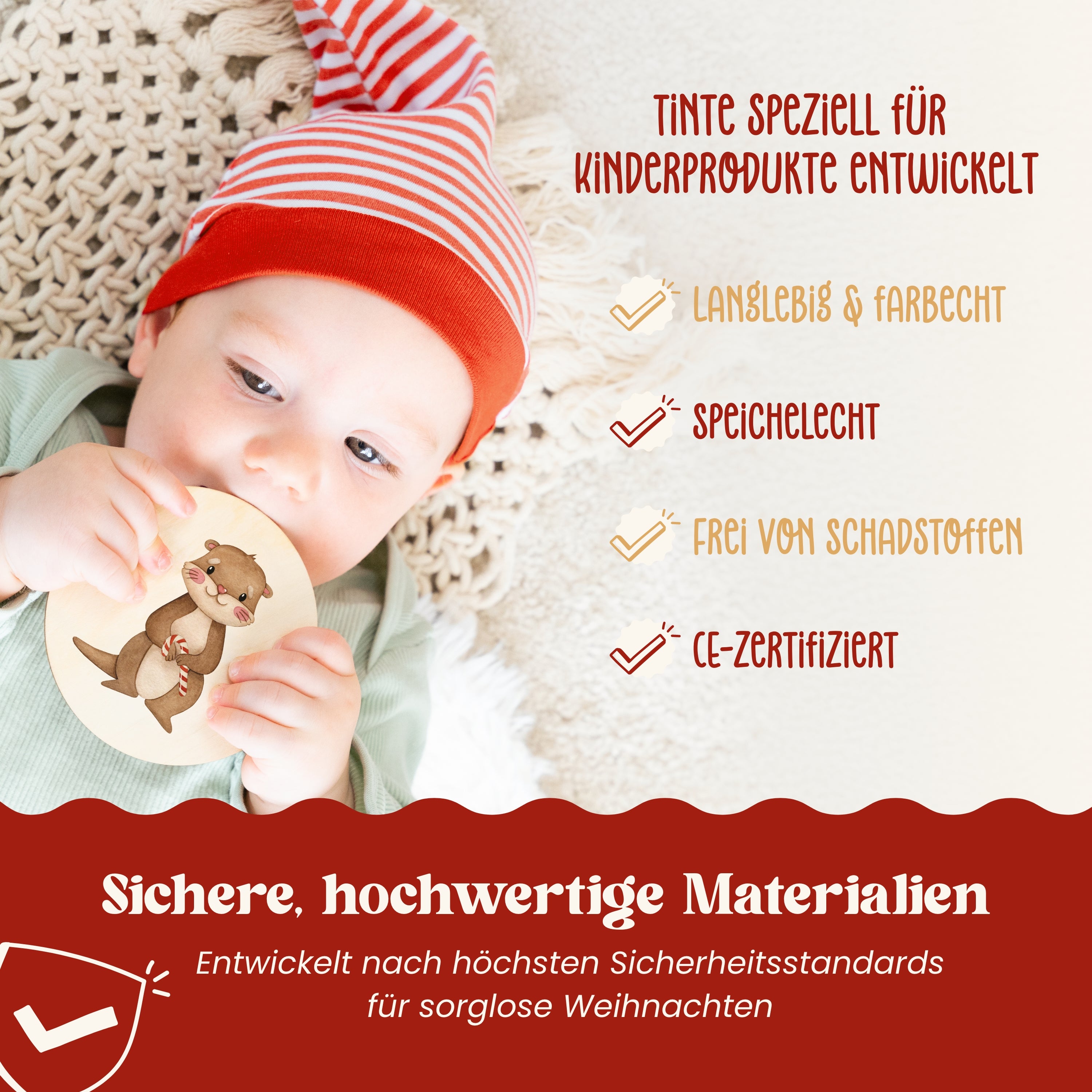 Adventskalender Brett | Design 01 | Tiere