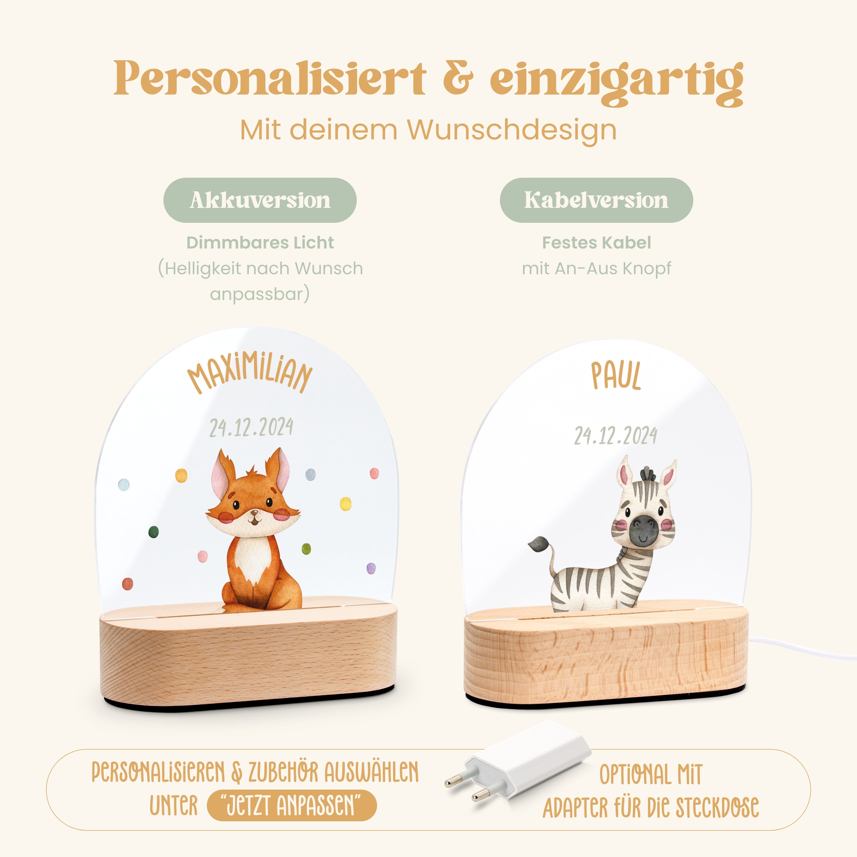 Nachtlicht | Design 004.02./004.03. | Farbdruck