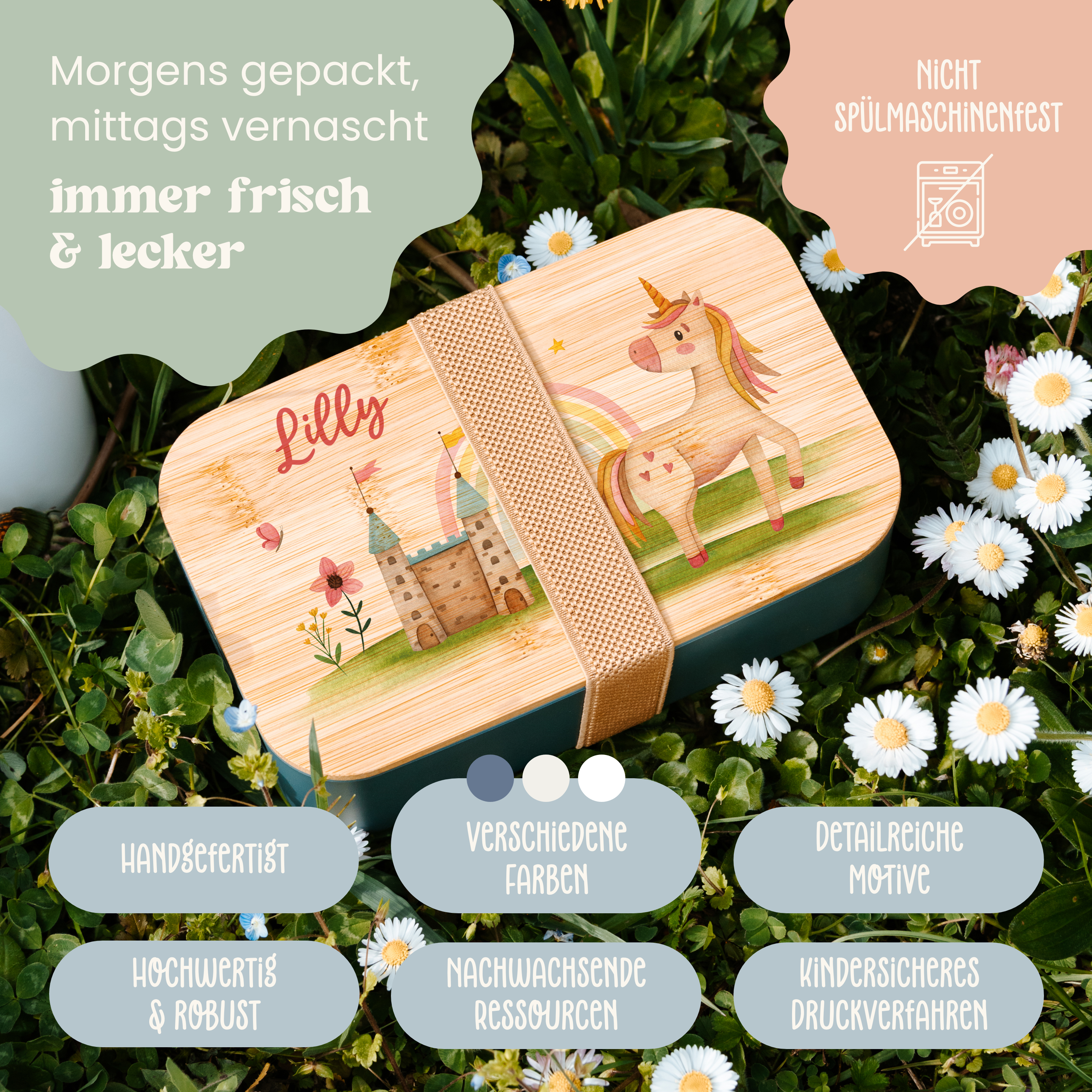 Brotdose Tierwelt | Design 010.04. | Farbdruck