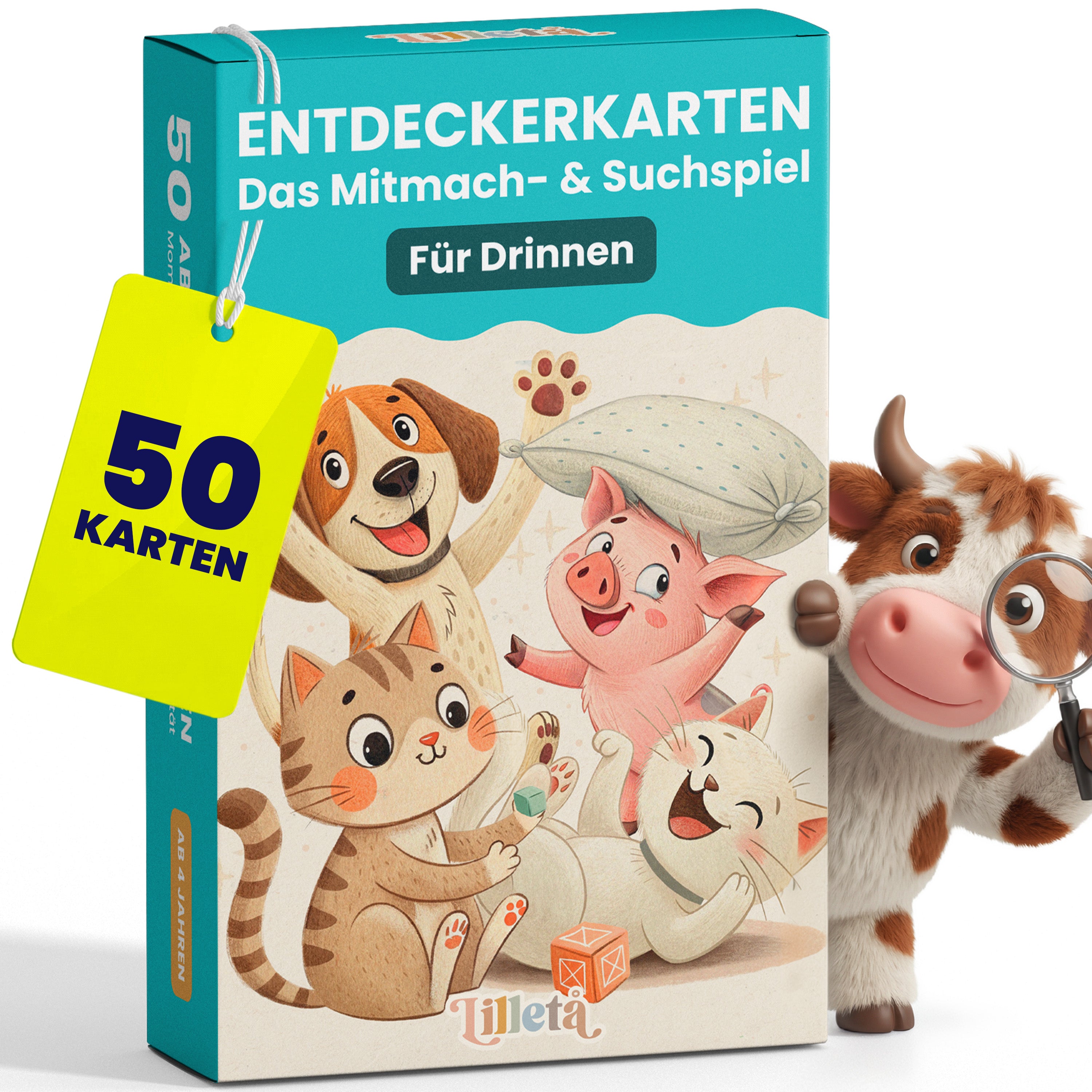 Entdeckerkarten Indoor | für Kinder – 50 Abenteuerkarten für kleine Forscher ab 4 Jahren