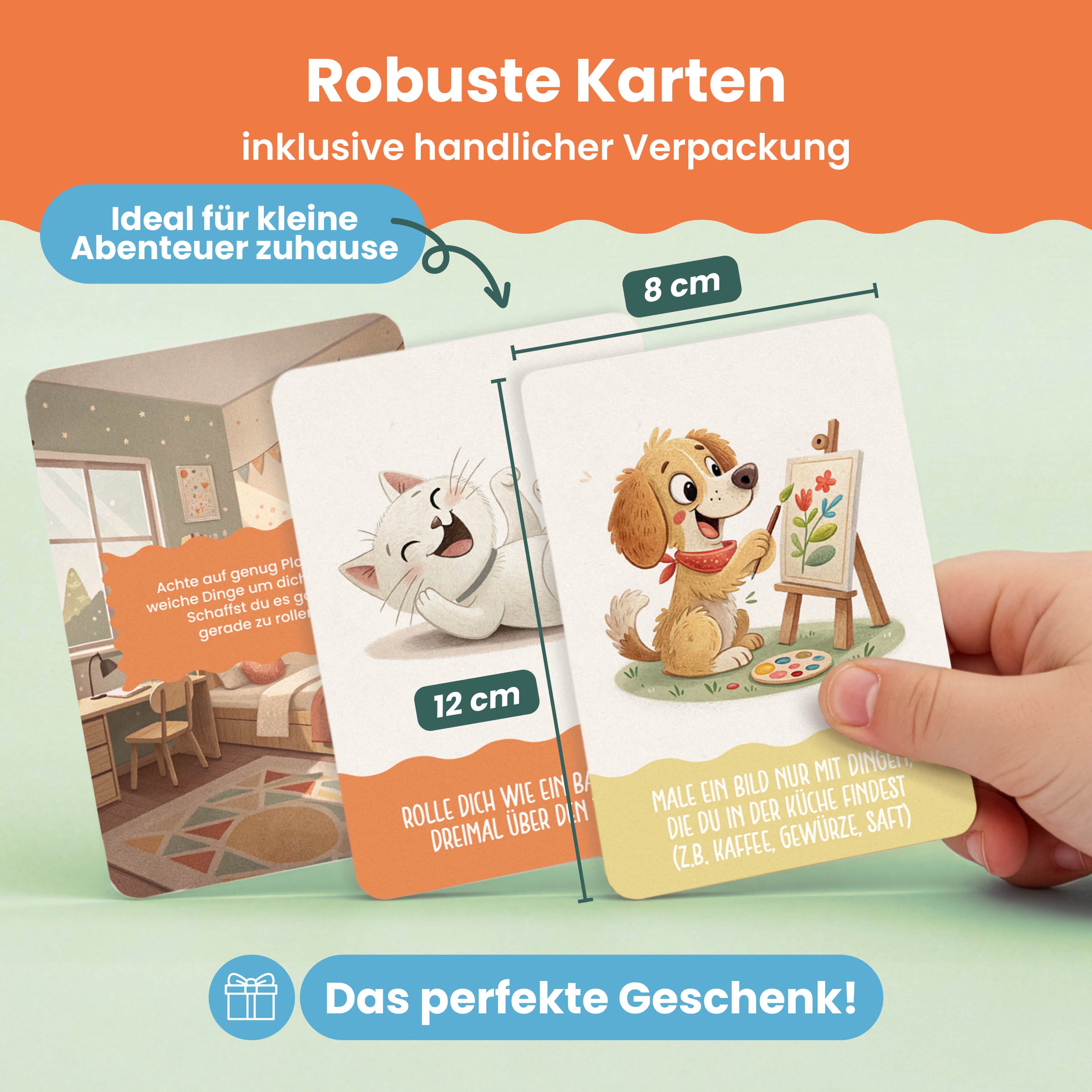 Entdeckerkarten Indoor | für Kinder – 50 Abenteuerkarten für kleine Forscher ab 4 Jahren
