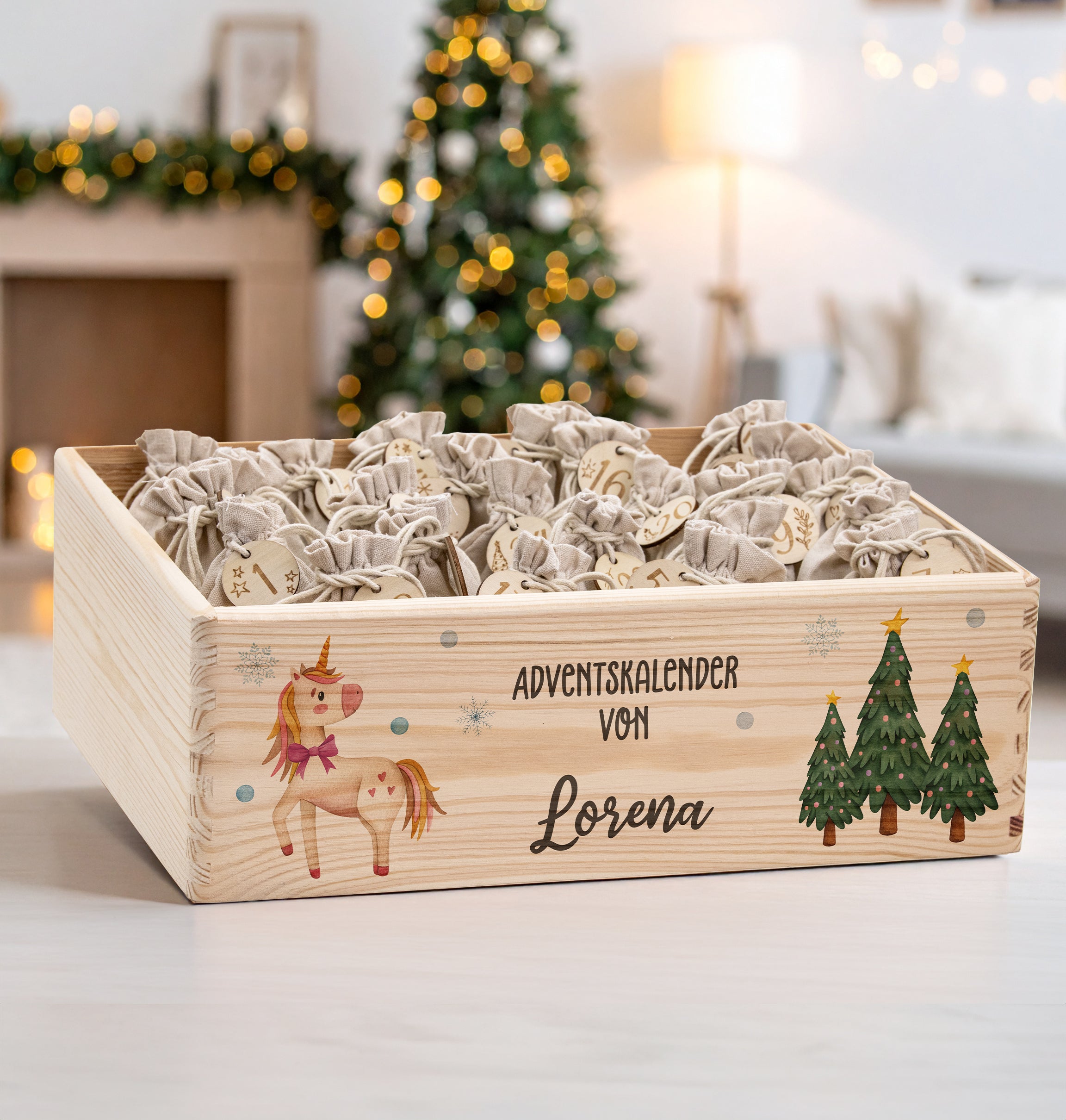 Adeventskalender Kiste Tierwelten