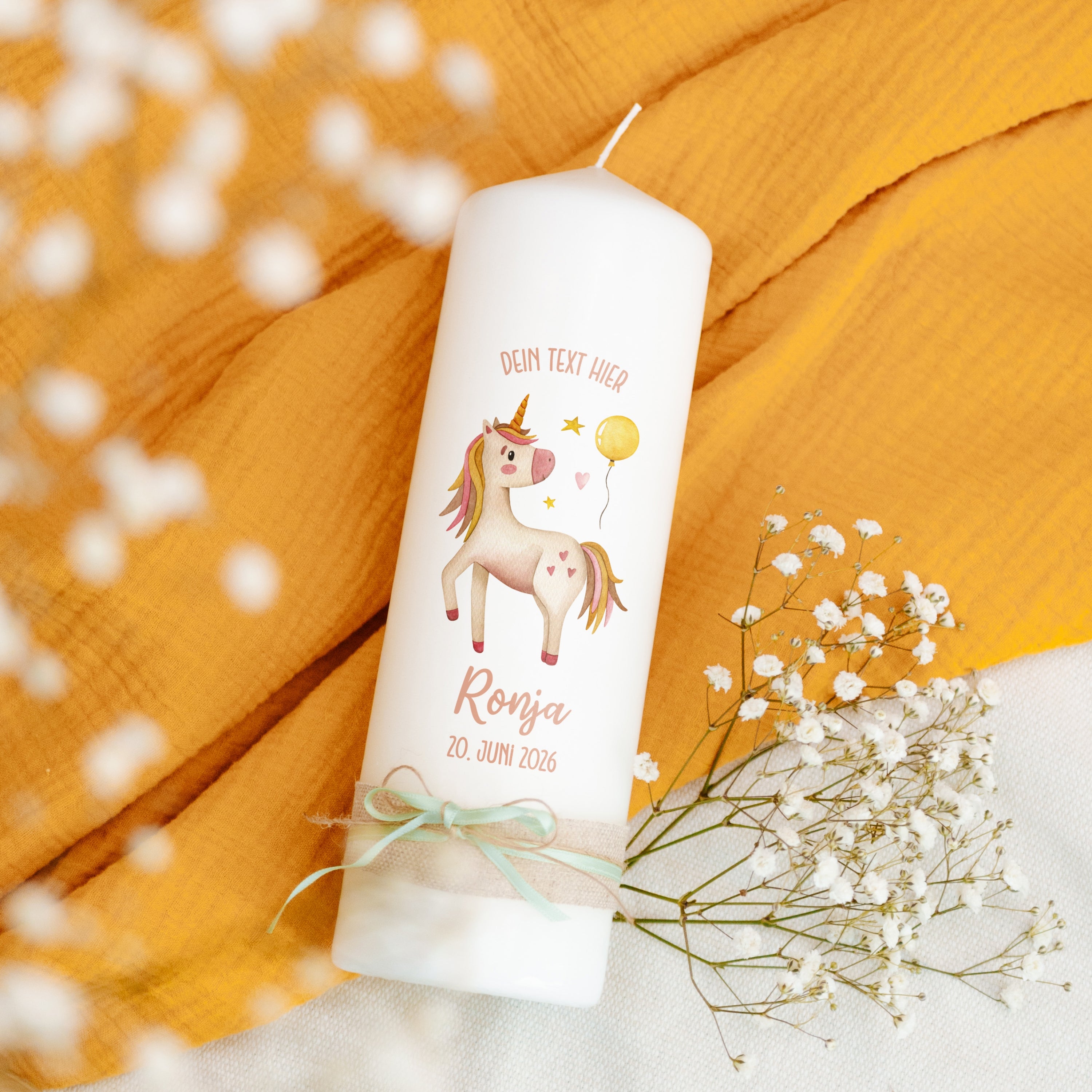 Kerze Freitext | Design 009.04.04 Freundebande