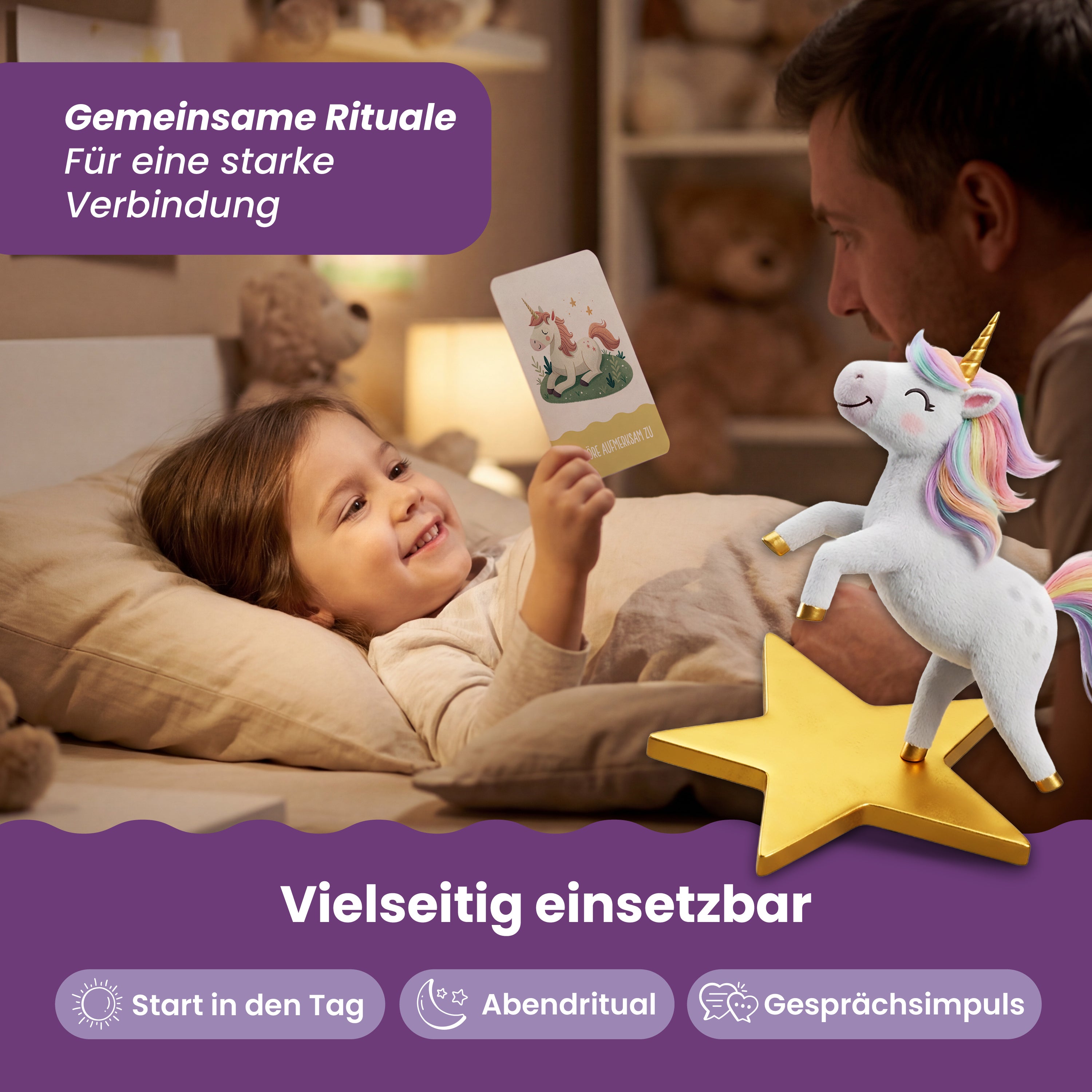 Affirmationskarten Kinder – Einhorn