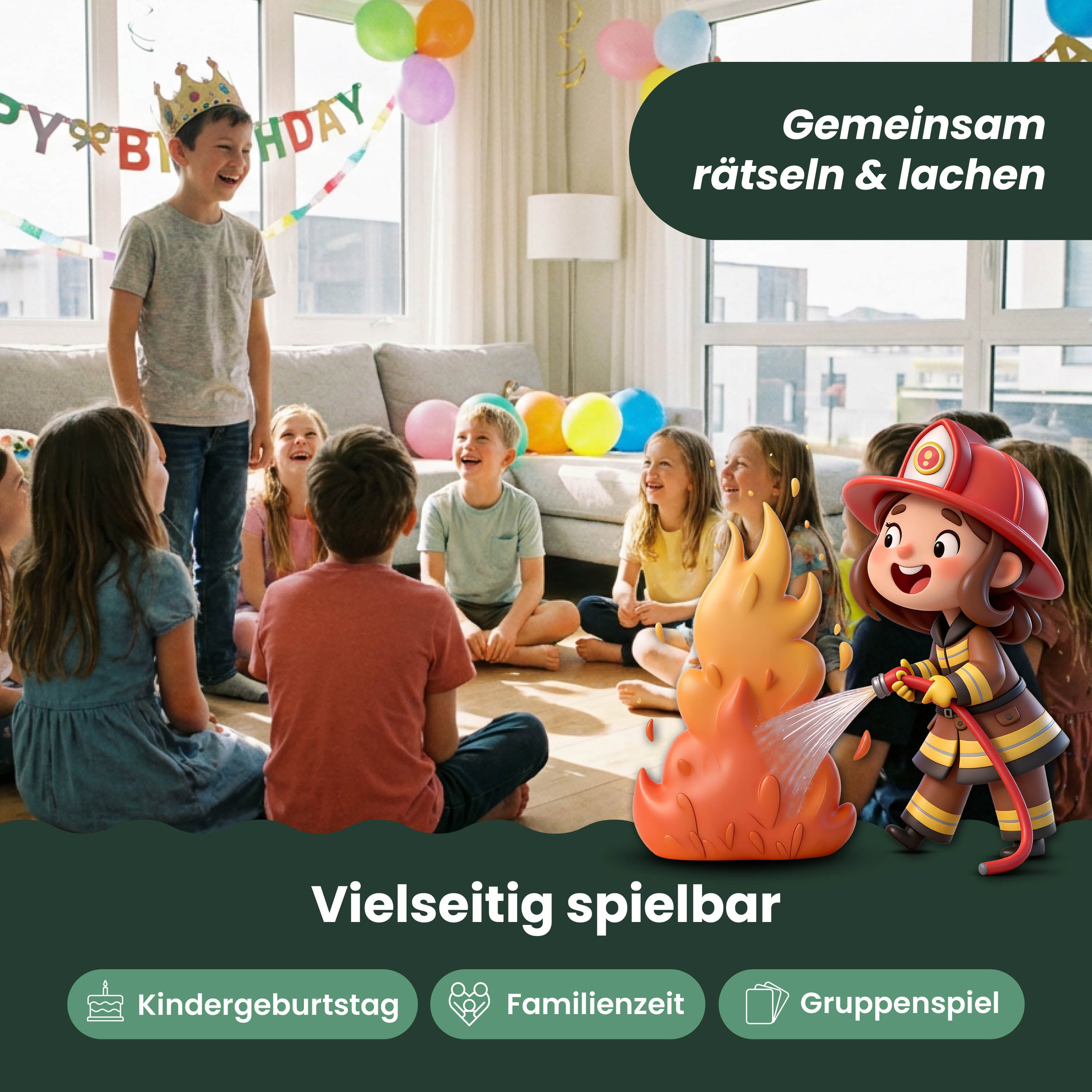 Pantomime | Spiel für Kinder – 50 lustige Bewegungskarten für Kinder ab 5 Jahren
