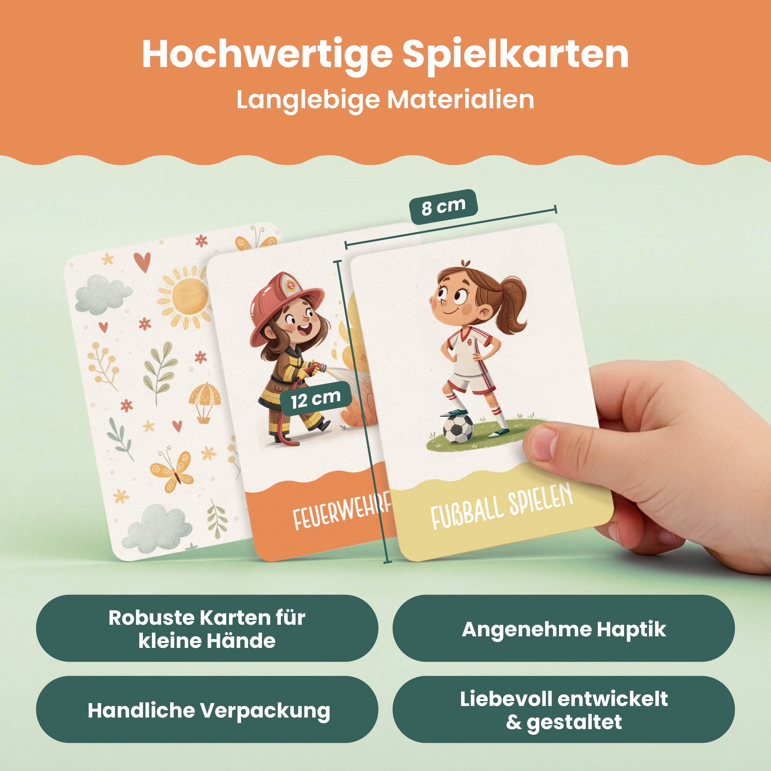 Pantomime | Spiel für Kinder – 50 lustige Bewegungskarten für Kinder ab 5 Jahren