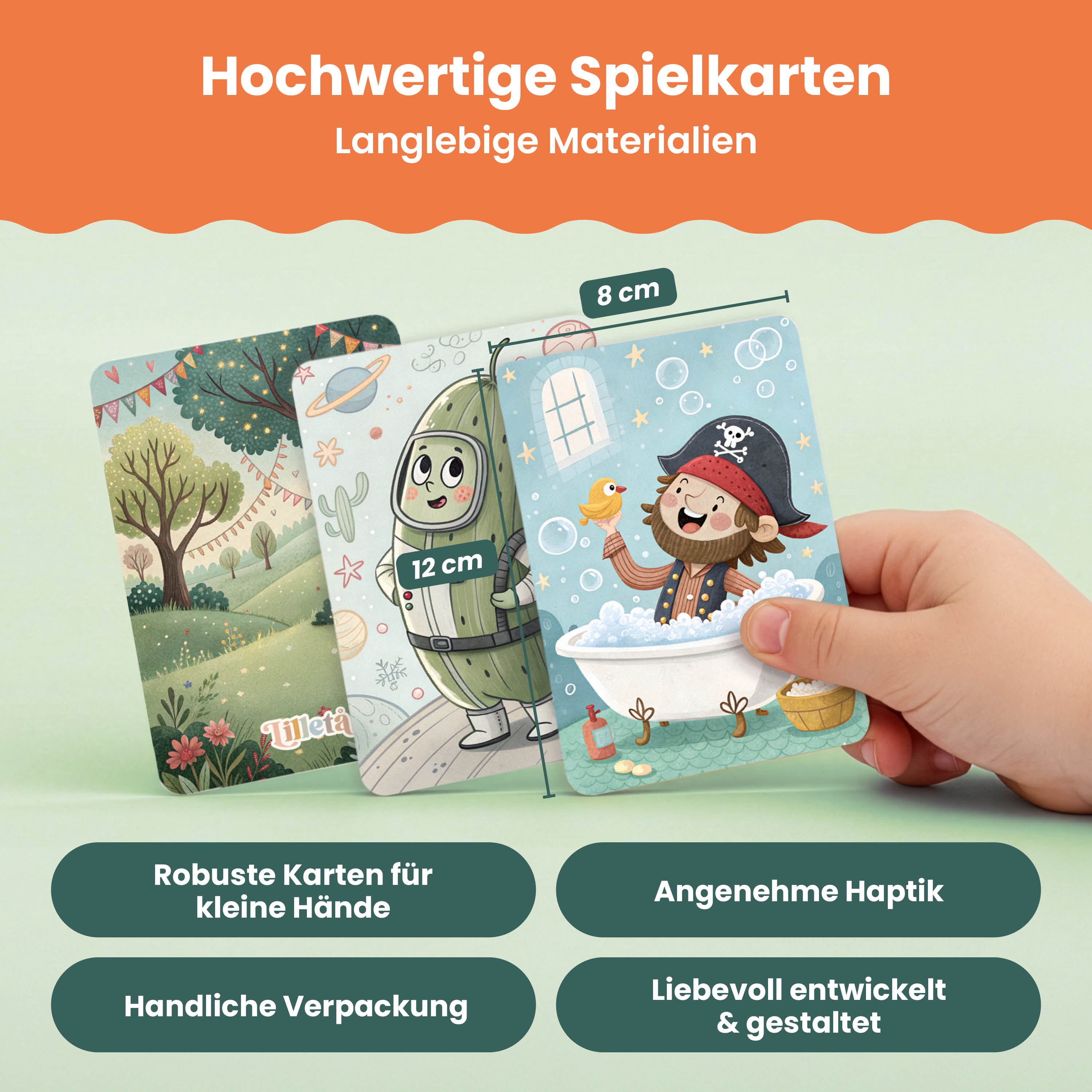 Fragespiel – Wer bin ich | Spiel für Kinder – 50 lustige Spielkarten für Kinder ab 5 Jahren